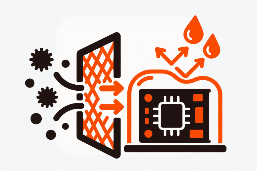 防塵フィルター・基板保護コーティング